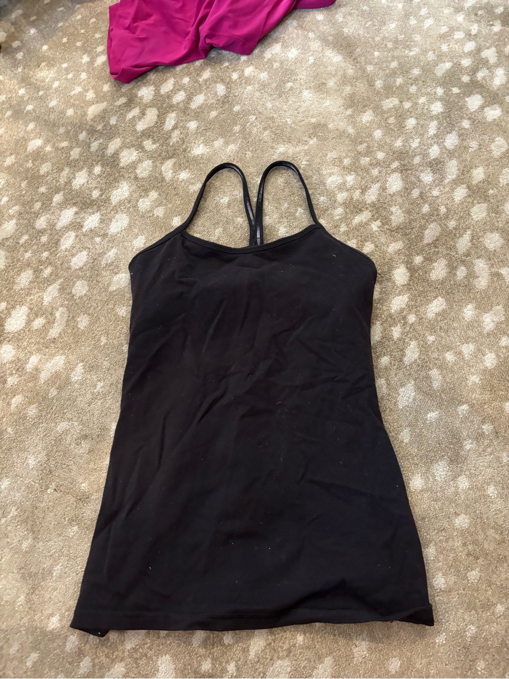 lululemon athletica Black Spaghetti Strap Camisole